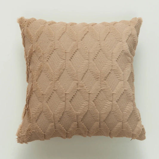 Housse de coussin Tricot<br> Camel