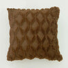 Housse de coussin Tricot Marron