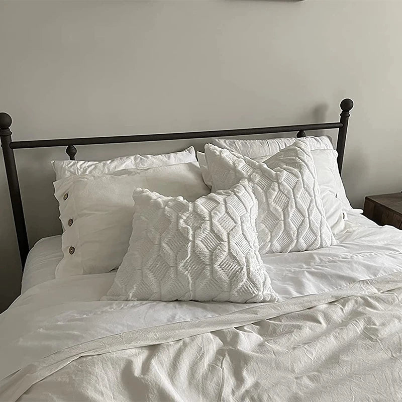 Housse de coussin Tricot<br> Marron