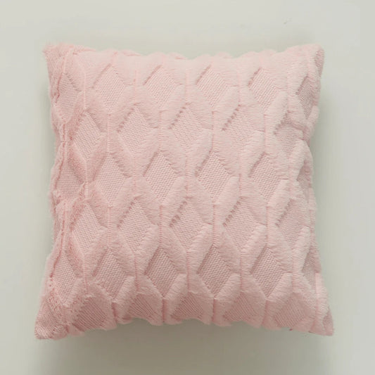 Housse de coussin Tricot<br> Rose