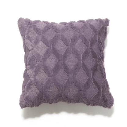 Housse de coussin Tricot<br> Violet