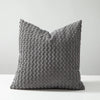 Housse de coussin velours 45x45 - Anthracite
