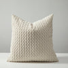 Housse de coussin velours 45x45 - Ecru