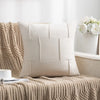 Housse de coussin Velours Ecru Inspiration Scandinave