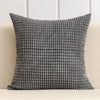 Housse de coussin en Velours Gaufré Anthracite