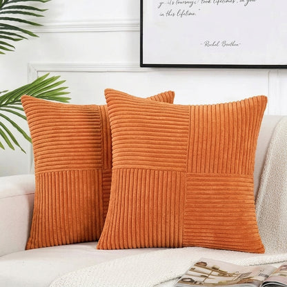 Housse de coussin Velours<br> Orange