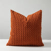 Housse de coussin velours 45x45 - Terracotta