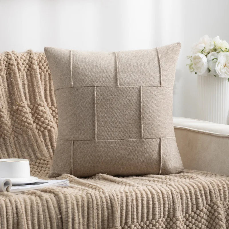 Housse de coussin Velours<br>Terracotta<br>Inspiration Scandinave