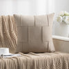 Housse de coussin Velours Greige Inspiration Scandinave
