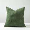 Housse de coussin velours 45x45 - Vert sapin