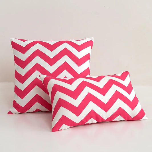 Housse de coussins Exterieur Vagues Fuchsia